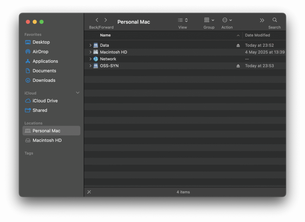 Finder mac os file manager